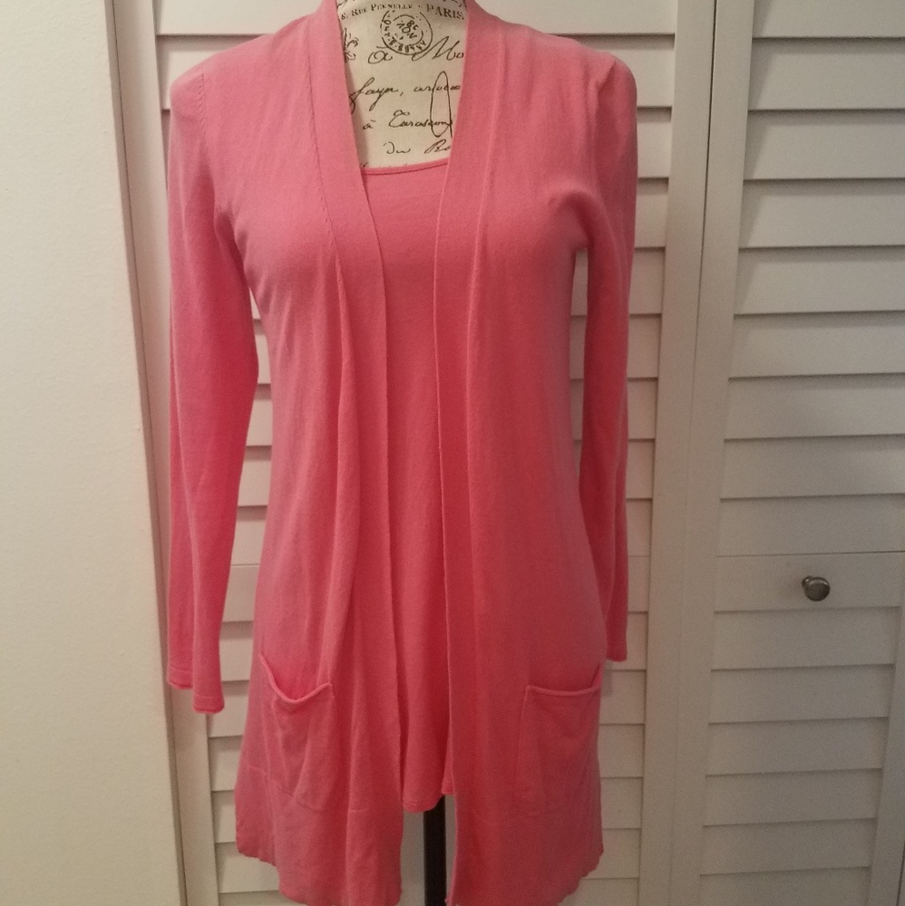 J Jill XS Wearever tunic pink twinset